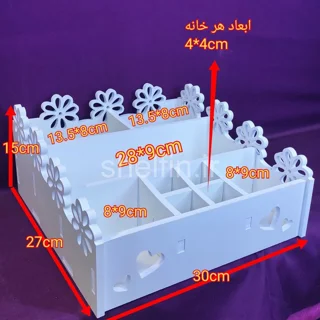 استند لوازم آرایشی طرح گل